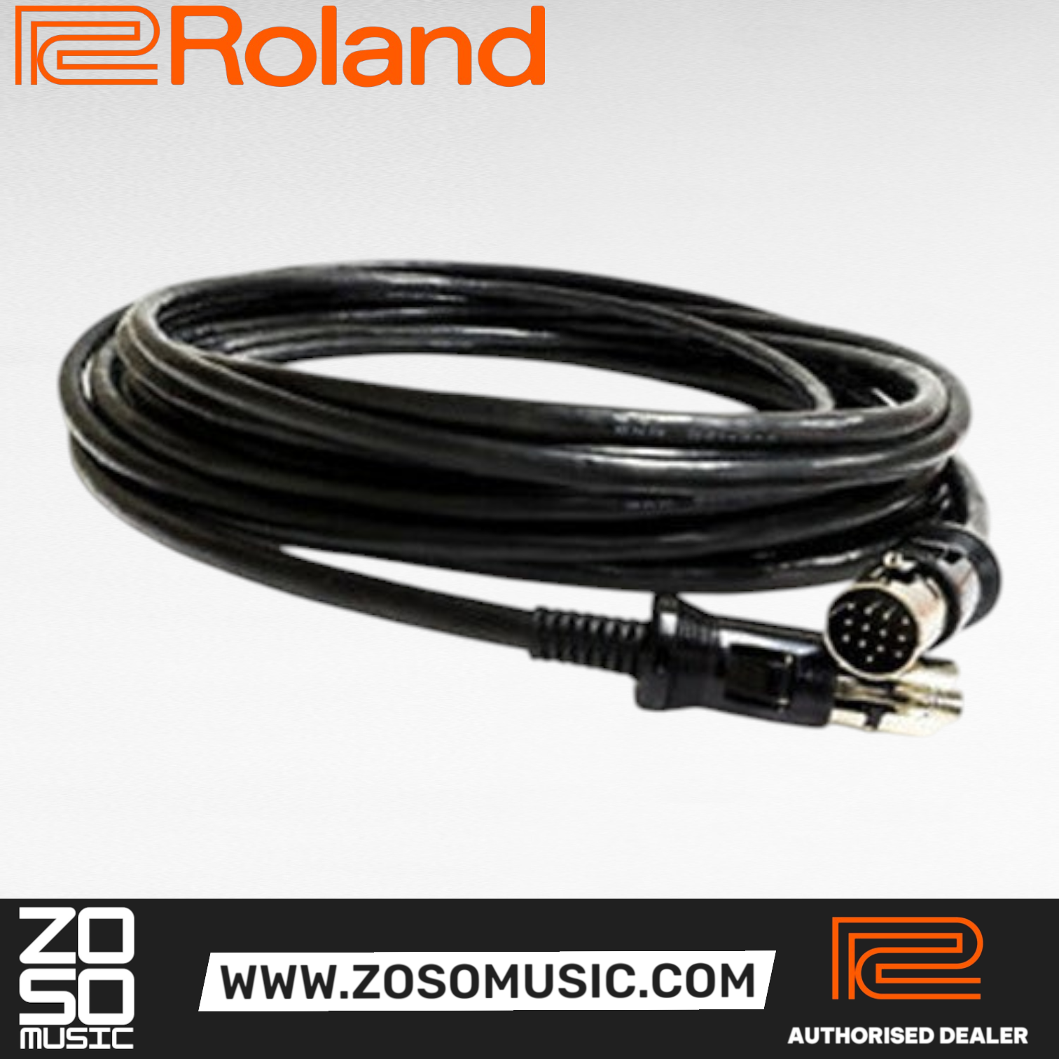 Roland GKC-5 13 Pin Cable - 15' for Roland GK Guitar Systems (GKC5 GKC 5) |  ROLAND |  CABLES |  Zoso Music