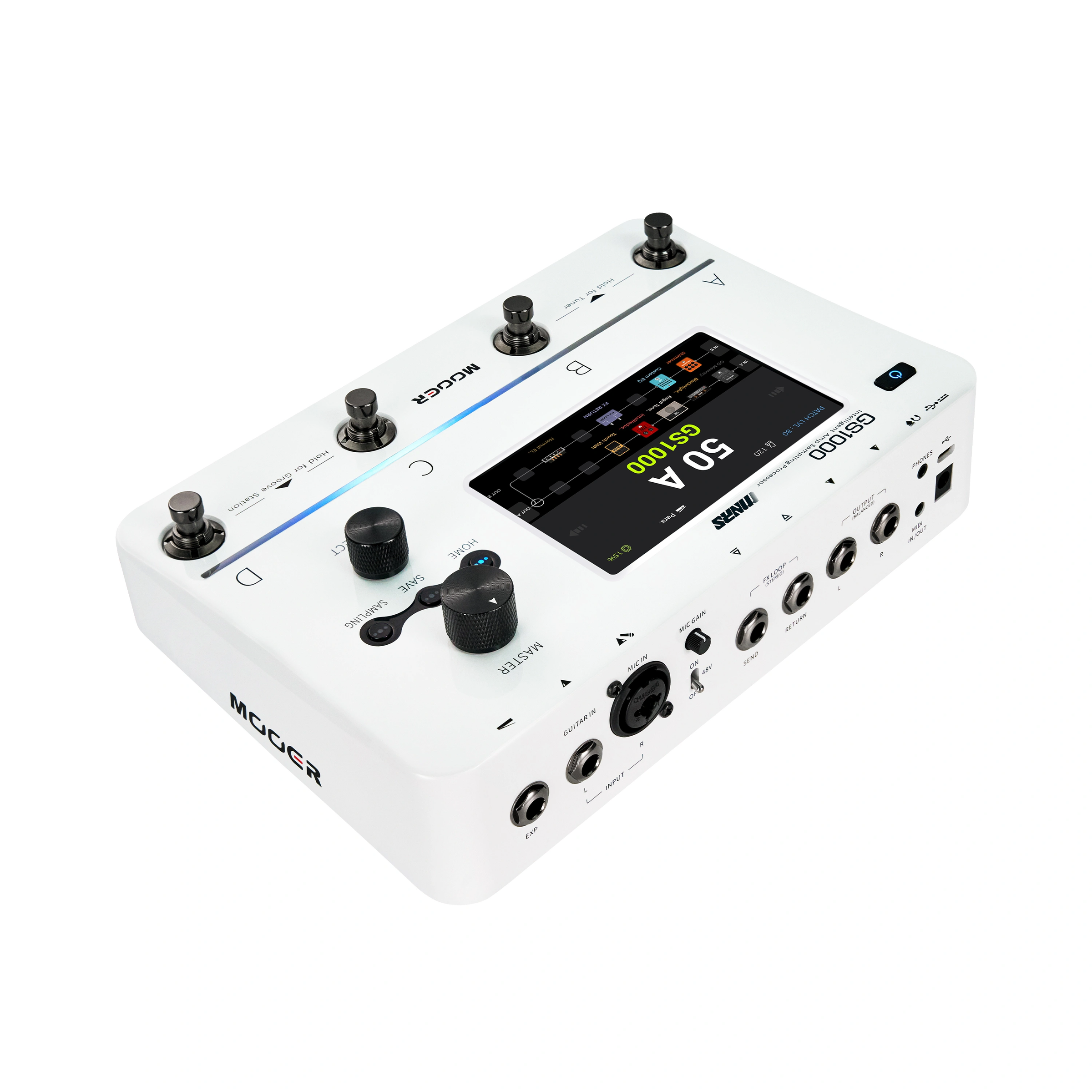 Mooer GS1000 Multi Effects with Amp Profiling |  MOOER |  MULTI-EFFECTS |  Zoso Music