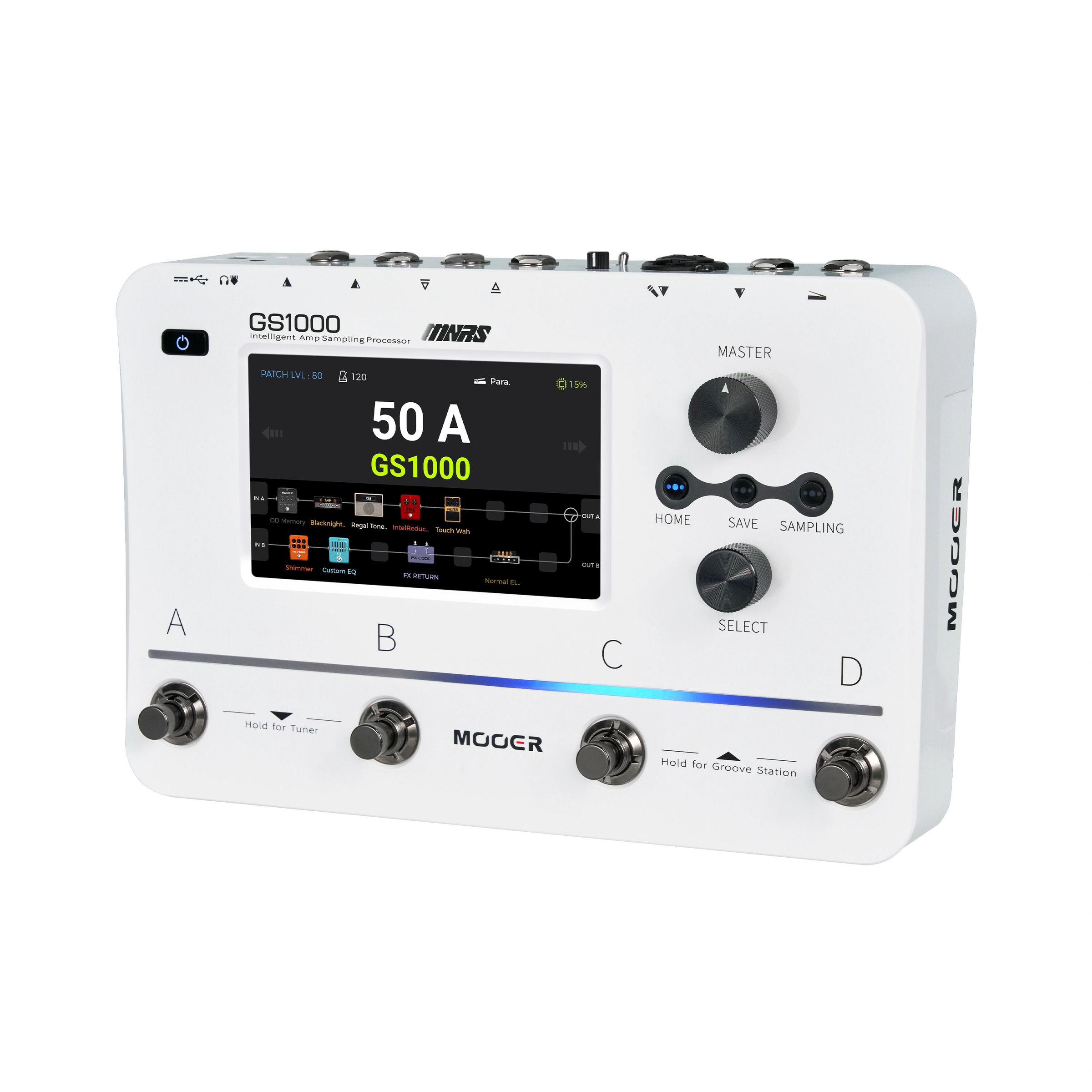 Mooer GS1000 Multi Effects with Amp Profiling | Zoso Music Sdn Bhd