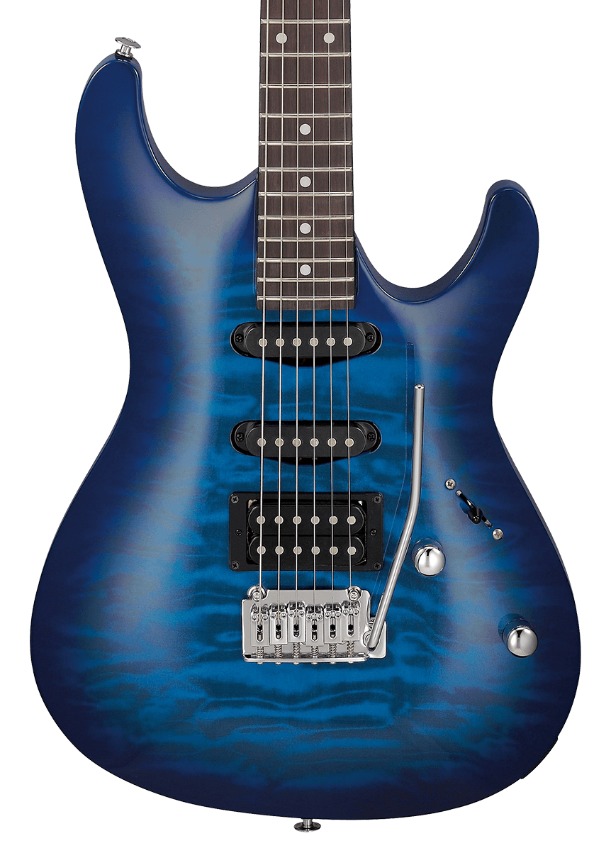 Ibanez GIO GSA60QA - Transparent Blue Burst | Zoso Music Sdn Bhd