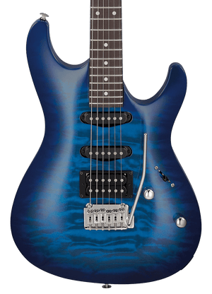 Ibanez GIO GSA60QA - Transparent Blue Burst | Zoso Music Sdn Bhd
