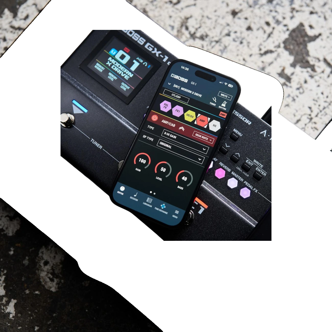 Boss GX-1 Guitar Effects Processor |  BOSS |  MULTI-EFFECTS |  Zoso Music