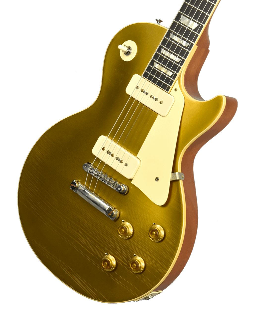 Gibson 1956 Les Paul Goldtop Reissue Ultra Light Aged Electric Guitar, Double Gold (LPR56ULDGNH1)
