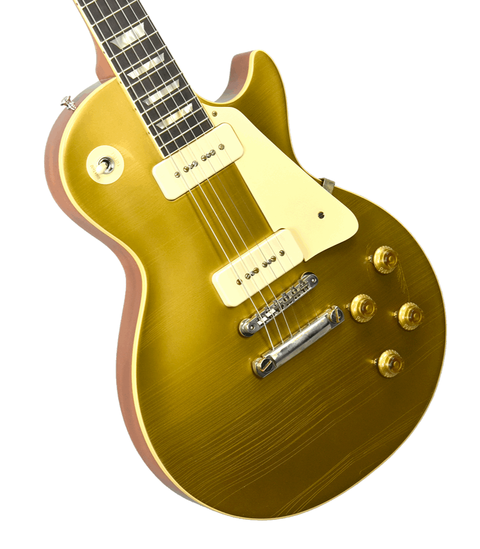 Gibson 1956 Les Paul Goldtop Reissue Ultra Light Aged Electric Guitar, Double Gold (LPR56ULDGNH1)