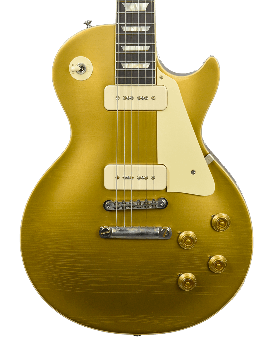 Gibson 1956 Les Paul Goldtop Reissue Ultra Light Aged Electric Guitar, Double Gold (LPR56ULDGNH1)