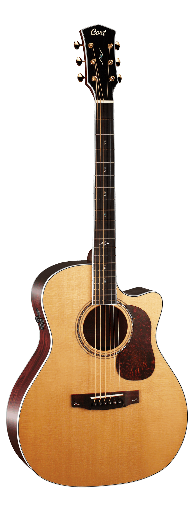 Cort Gold-A8 Acoustic Guitar With Bag Natural | CORT , Zoso Music
