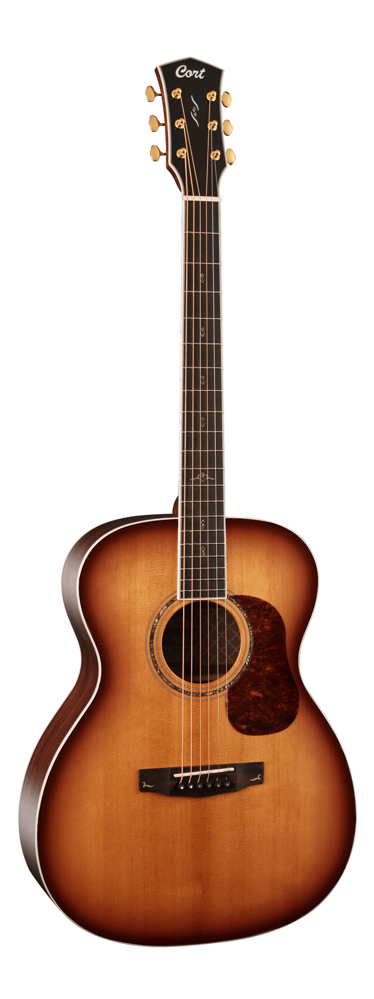 Cort Gold-O8 Acoustic Guitar With Bag Light Burst | CORT , Zoso Music