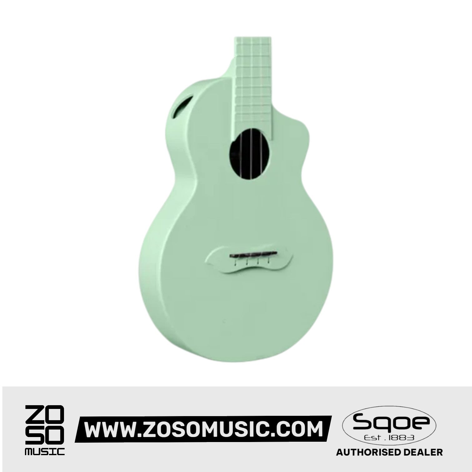 SQOE SQ-U 23 inch Concert Carbon Fiber Body Ukulele