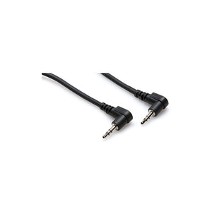 Hosa CMM-103RR Cable Right-angle 3.5 mm TRS to Same, 3ft |  HOSA |  CABLES |  Zoso Music