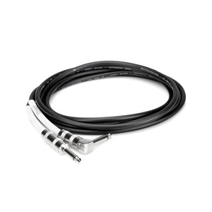 Hosa GTR-215R Guitar Cable, Right Angled - ZOSO MUSIC