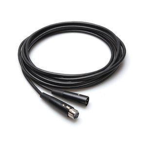 Hosa MBL-110 Microphone Cable, Black, 10ft |  HOSA |  CABLES |  Zoso Music
