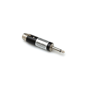 Hosa MIT-435 Impedance Transformer, XLR3F to 1/4inch TS |  HOSA |  POWER ADAPTER |  Zoso Music