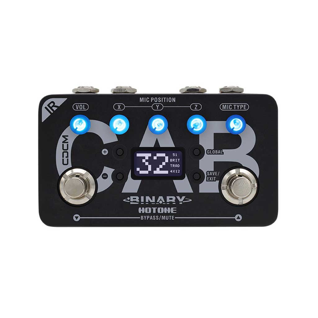 Hotone Binary IR Cab Simulator Guitar Effects Pedal Zoso Music