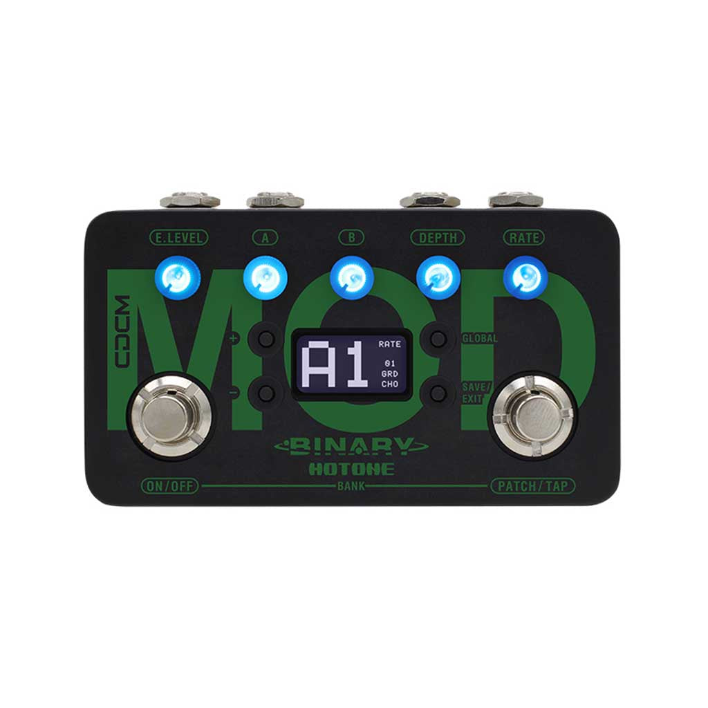 Hotone Binary Mod Modulation Guitar Effects Pedal Zoso Music