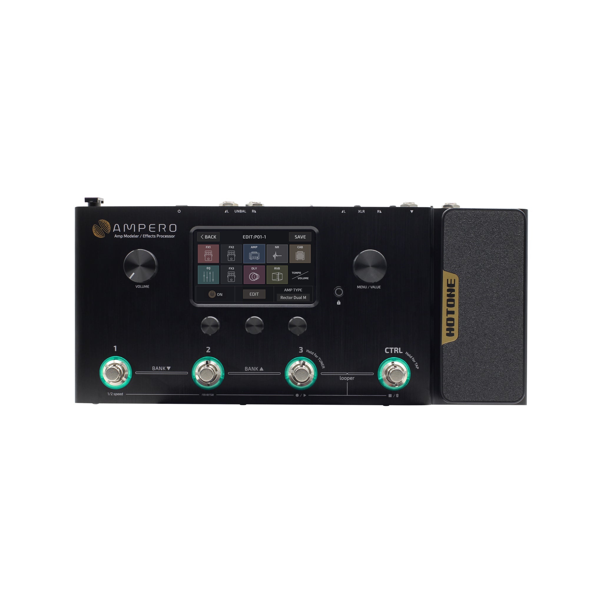 Hotone MP-100 Ampero Multieffects Pedal Zoso Music