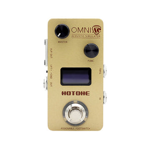 Hotone Omni AC Acoustic Simulator Guitar Pedal Zoso Music