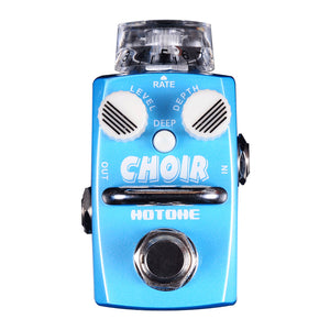 Hotone Skyline Series Choir Analog Chorus Guitar Effects Pedal Zoso Music