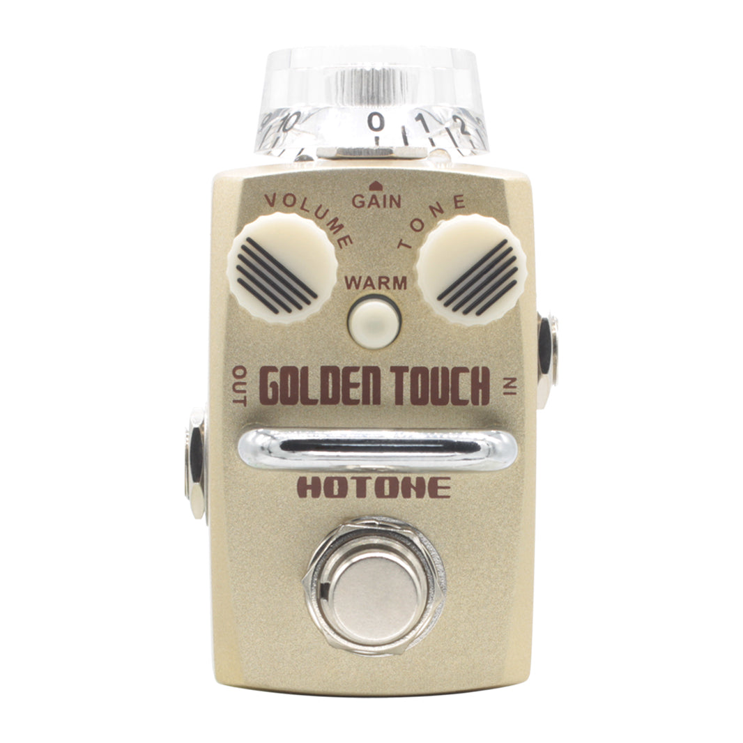 Hotone Skyline Series Golden Touch Analog Overdrive Guitar Effects Pedal Zoso Music 