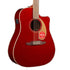 Fender Redondo Player Slope-Shouldered Acoustic Guitar, Candy Apple Red |  FENDER |  ACOUSTIC GUITAR |  Zoso Music