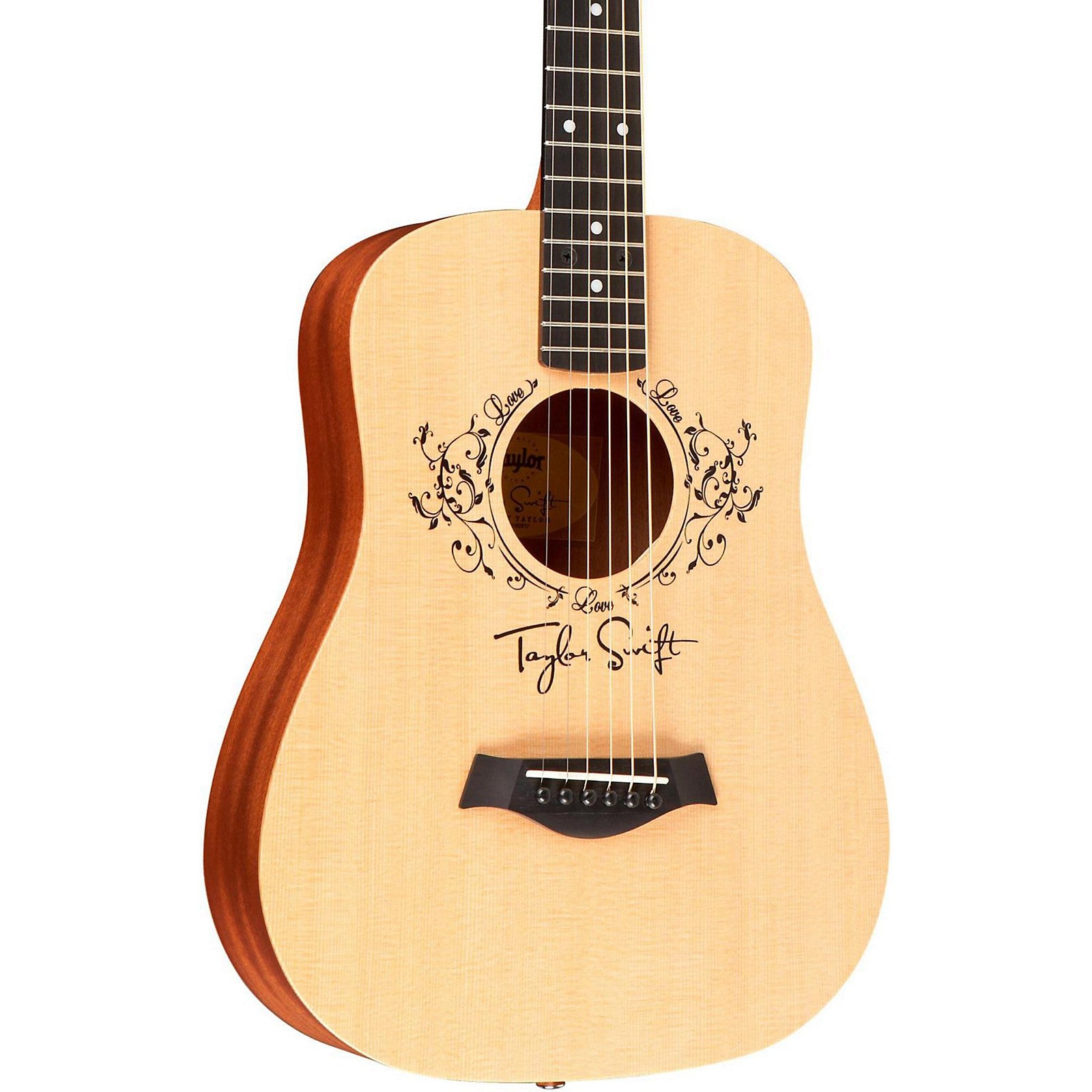 Taylor Baby Taylor-e Acoustic Guitar w/Bag, Taylor Swift Signature