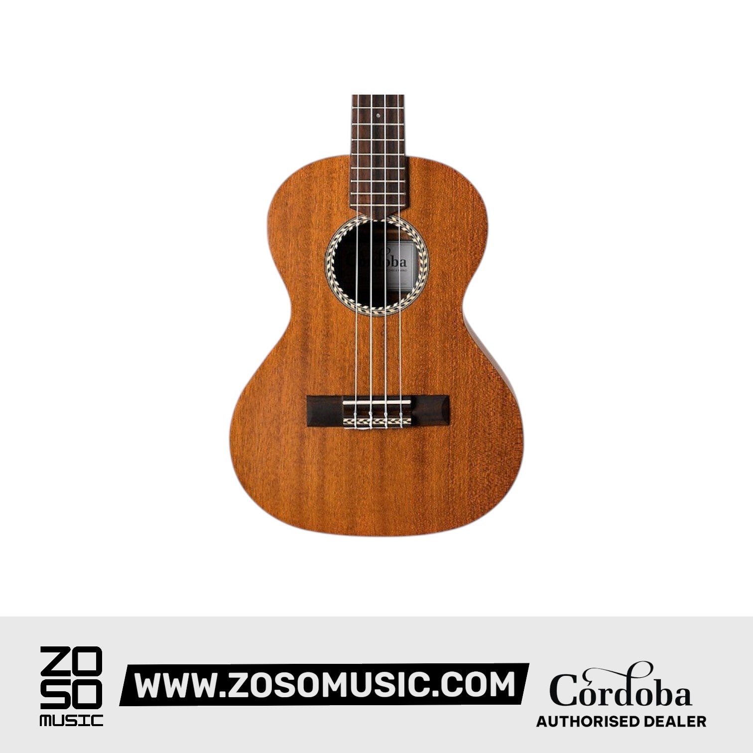Cordoba 20TM Mahagony Tenor Ukulele - Solid Mahogany Top, Mahagony Back & Sides |  CORDOBA |  UKULELE |  Zoso Music