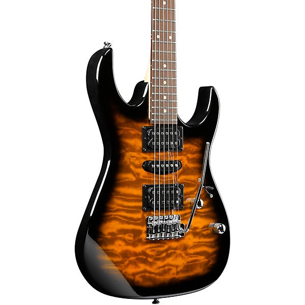 Ibanez Gio GRX70QA Humbucker Electric Guitar with HSH Pickup - Sunburst |  IBANEZ |  ELECTRIC GUITAR |  Zoso Music