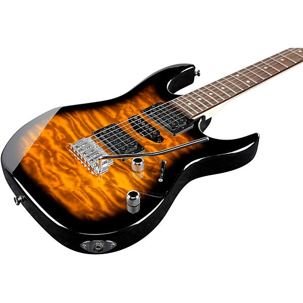 Ibanez Gio GRX70QA Humbucker Electric Guitar with HSH Pickup - Sunburst |  IBANEZ |  ELECTRIC GUITAR |  Zoso Music