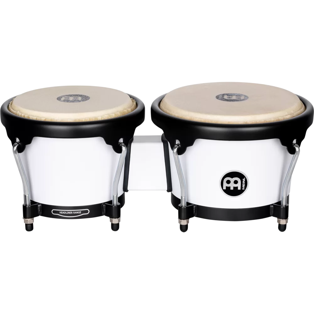 Meinl Percussion HB50WH Journey Series HB50 Bongo, Bright White | Zoso Music Sdn Bhd
