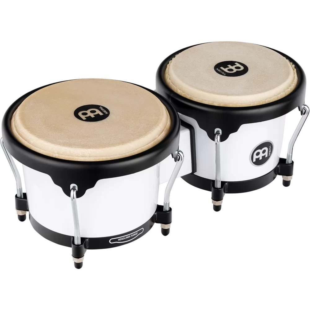 Meinl Percussion HB50WH Journey Series HB50 Bongo, Bright White |  MEINL |  HAND DRUM-BONGO |  Zoso Music