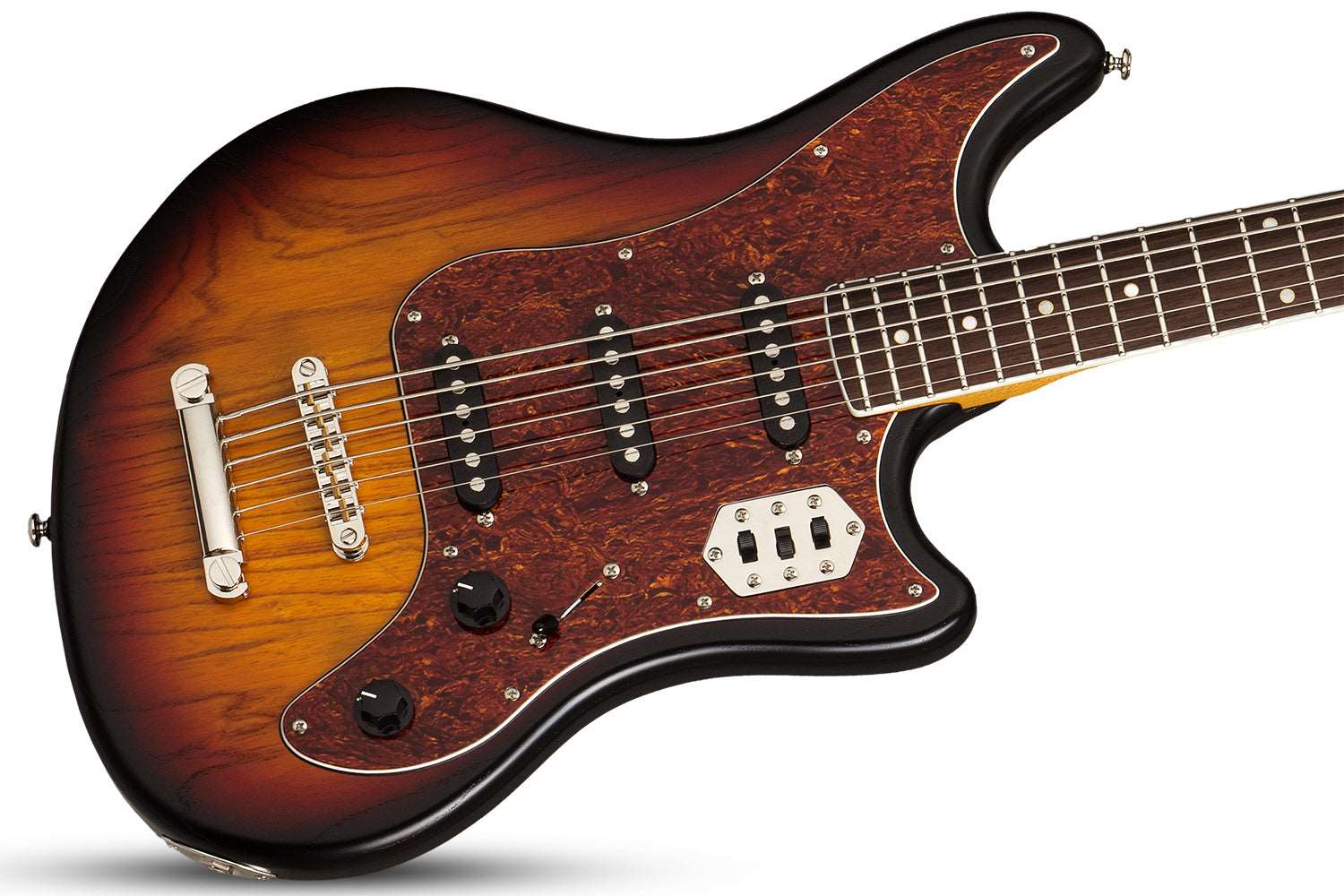 SCHECTER HELLCAT-VI - 3-TONE SUNBURST PEARL (293) MADE IN KOREA, SCHECTER, ELECTRIC GUITAR, schecter-electric-guitar-hellcat-vi-3tsb, ZOSO MUSIC SDN BHD