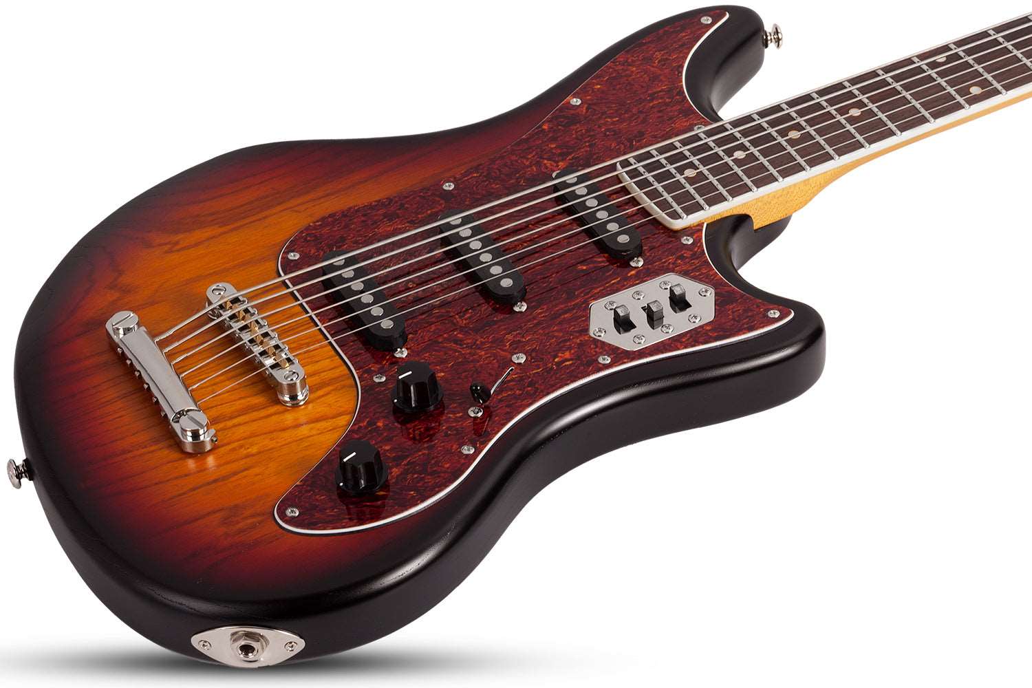 SCHECTER HELLCAT-VI - 3-TONE SUNBURST PEARL (293) MADE IN KOREA, SCHECTER, ELECTRIC GUITAR, schecter-electric-guitar-hellcat-vi-3tsb, ZOSO MUSIC SDN BHD