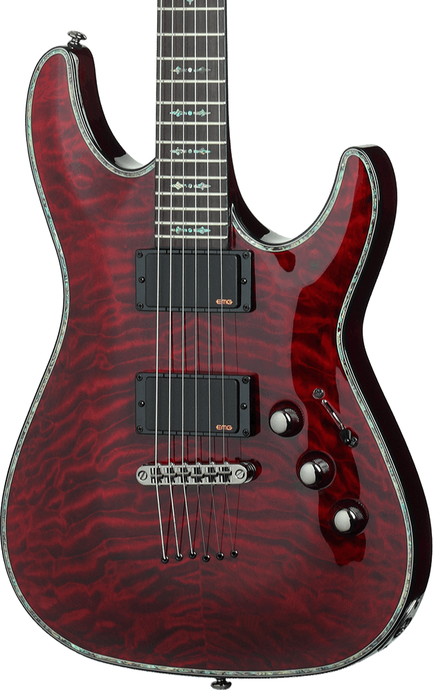 SCHECTER HELLRAISER C-1 BLACK CHERRY ELECTRIC GUITAR (1788) MADE IN KOREA, SCHECTER, ELECTRIC GUITAR, schecter-electric-guitar-hellraiser-c-1-blkc, ZOSO MUSIC SDN BHD