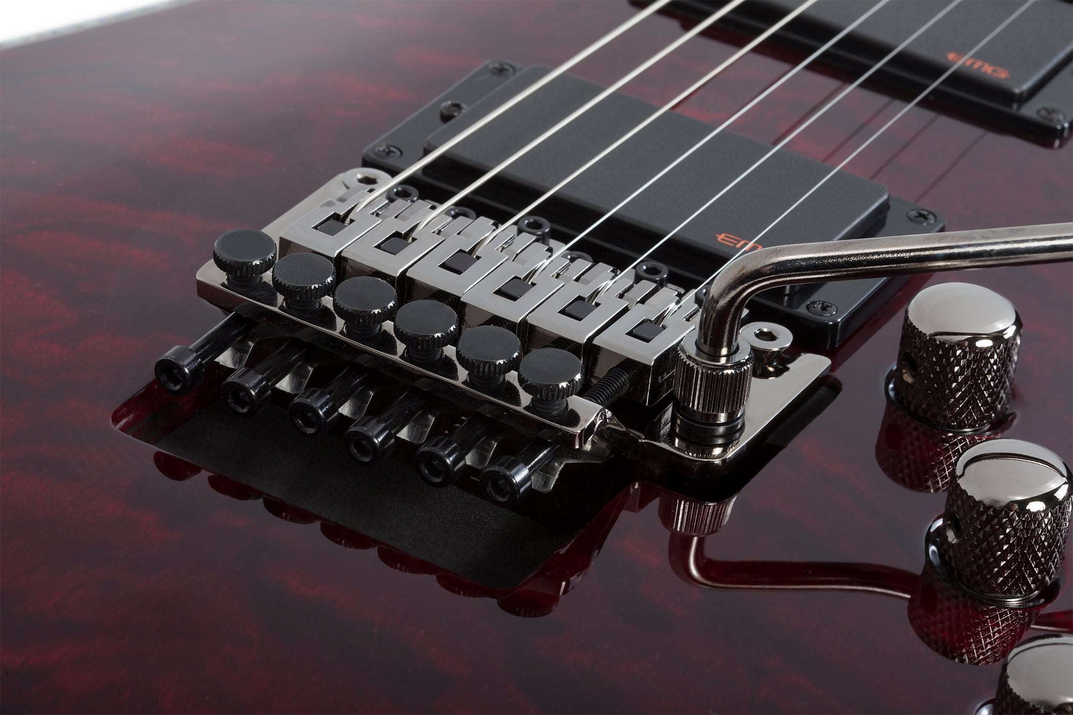 SCHECTER HELLRAISER C-1 WITH EMG & FLOYD ROSE ELECTRIC GUITAR - BLACK CHERRY (1794) MADE IN KOREA, SCHECTER, ELECTRIC GUITAR, schecter-electric-guitar-hellraiserc-1-fr-bc, ZOSO MUSIC SDN BHD
