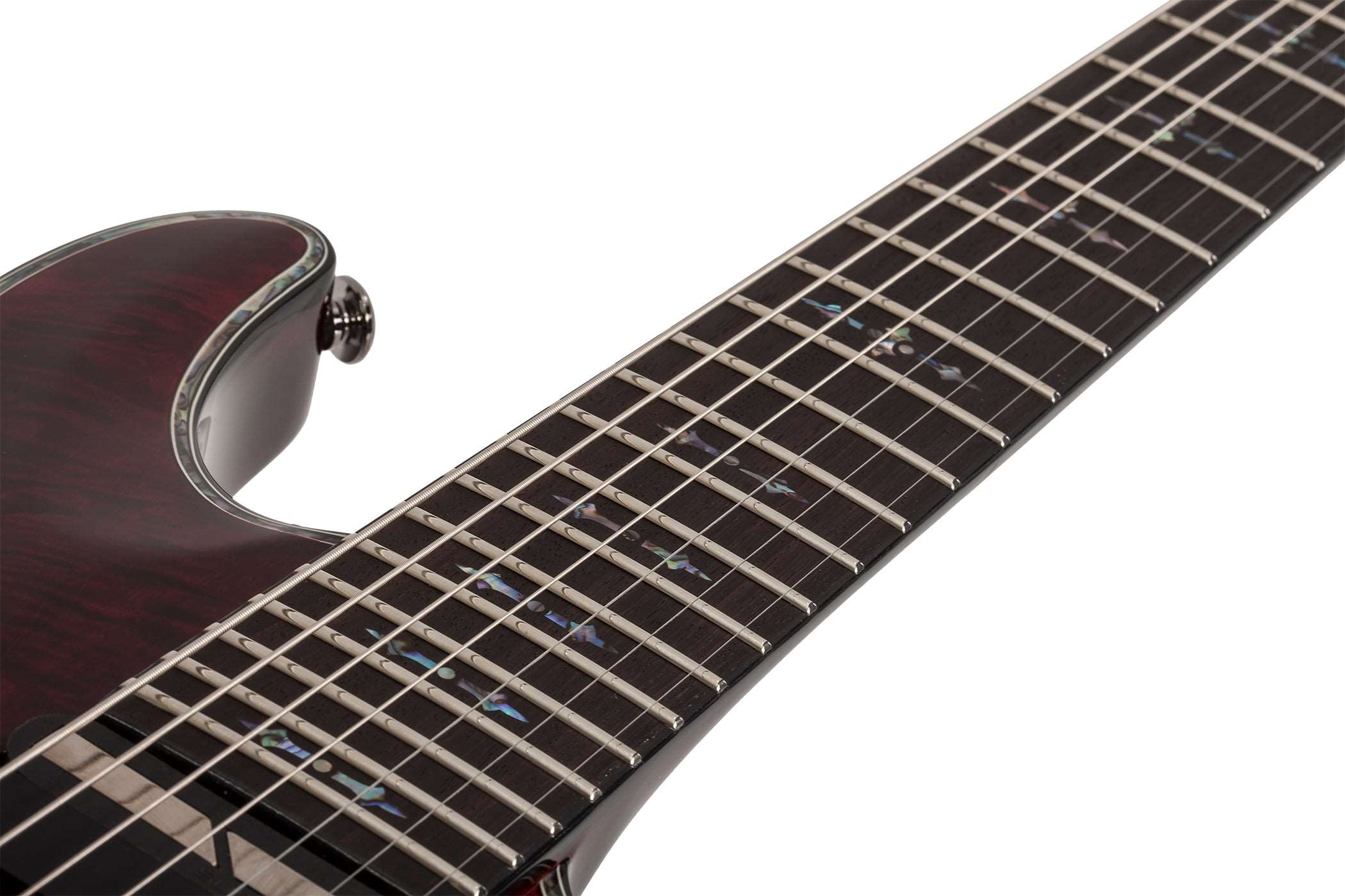 SCHECTER HELLRAISER C-7 WITH SUSTAINIAC, EMG & FLOYD ROSE ELECTRIC GUITAR - BLACK CHERRY (1829) (MADE IN KOREA), SCHECTER, ELECTRIC GUITAR, schecter-electric-guitar-hellraiser-c-7-fr-bc-mik, ZOSO MUSIC SDN BHD