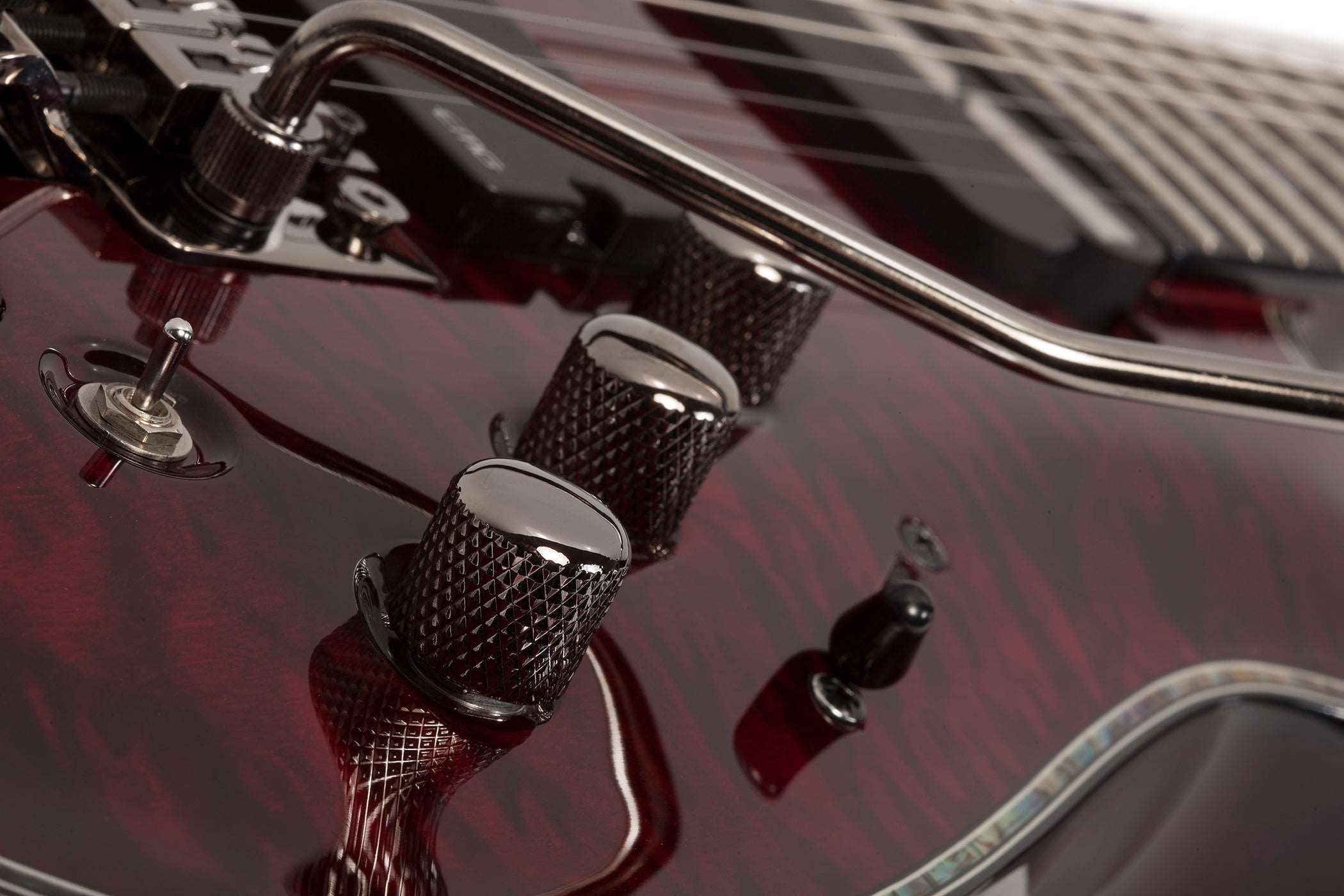 SCHECTER HELLRAISER C-7 WITH SUSTAINIAC, EMG & FLOYD ROSE ELECTRIC GUITAR - BLACK CHERRY (1829) (MADE IN KOREA), SCHECTER, ELECTRIC GUITAR, schecter-electric-guitar-hellraiser-c-7-fr-bc-mik, ZOSO MUSIC SDN BHD