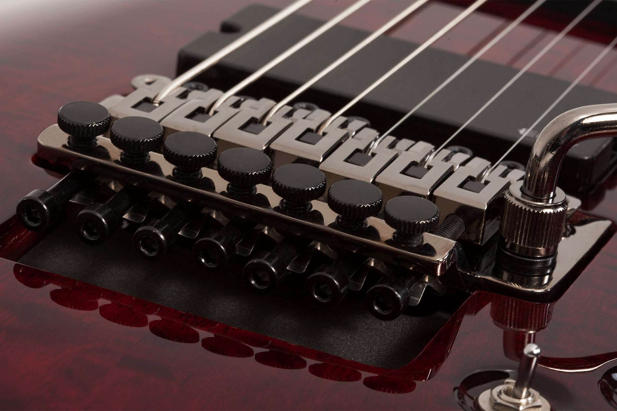 SCHECTER HELLRAISER C-7 WITH SUSTAINIAC, EMG & FLOYD ROSE ELECTRIC GUITAR - BLACK CHERRY (1829) (MADE IN KOREA), SCHECTER, ELECTRIC GUITAR, schecter-electric-guitar-hellraiser-c-7-fr-bc-mik, ZOSO MUSIC SDN BHD