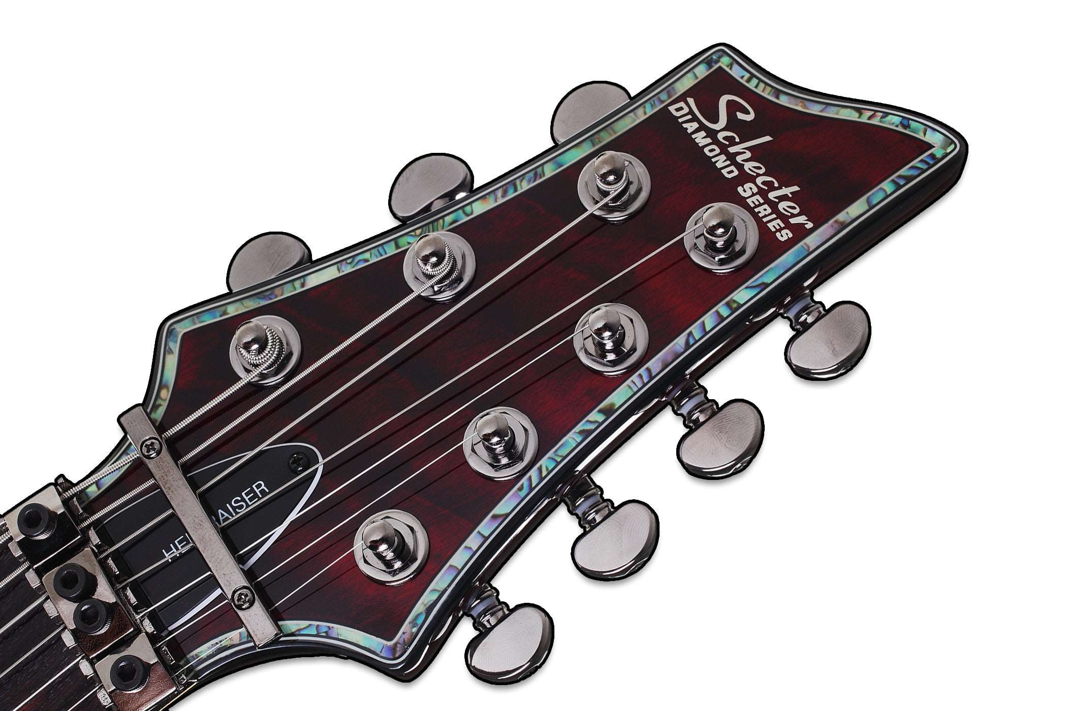 SCHECTER HELLRAISER C-7 WITH EMG & FLOYD ROSE LEFT-HANDED ELECTRIC GUITAR- BLACK CHERRY (1832) MADE IN KOREA, SCHECTER, ELECTRIC GUITAR, schecter-electric-guitar-hellraiser-c-7-fr-lh-bc, ZOSO MUSIC SDN BHD