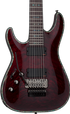 SCHECTER HELLRAISER C-7 WITH EMG & FLOYD ROSE LEFT-HANDED ELECTRIC GUITAR- BLACK CHERRY (1832) MADE IN KOREA, SCHECTER, ELECTRIC GUITAR, schecter-electric-guitar-hellraiser-c-7-fr-lh-bc, ZOSO MUSIC SDN BHD
