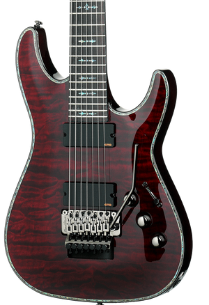SCHECTER HELLRAISER C-7 WITH EMG & FLOYD ROSE - BLACK CHERRY (1812) MADE IN KOREA, SCHECTER, ELECTRIC GUITAR, schecter-electric-guitar-hellraiser-c-7-fr-bc, ZOSO MUSIC SDN BHD