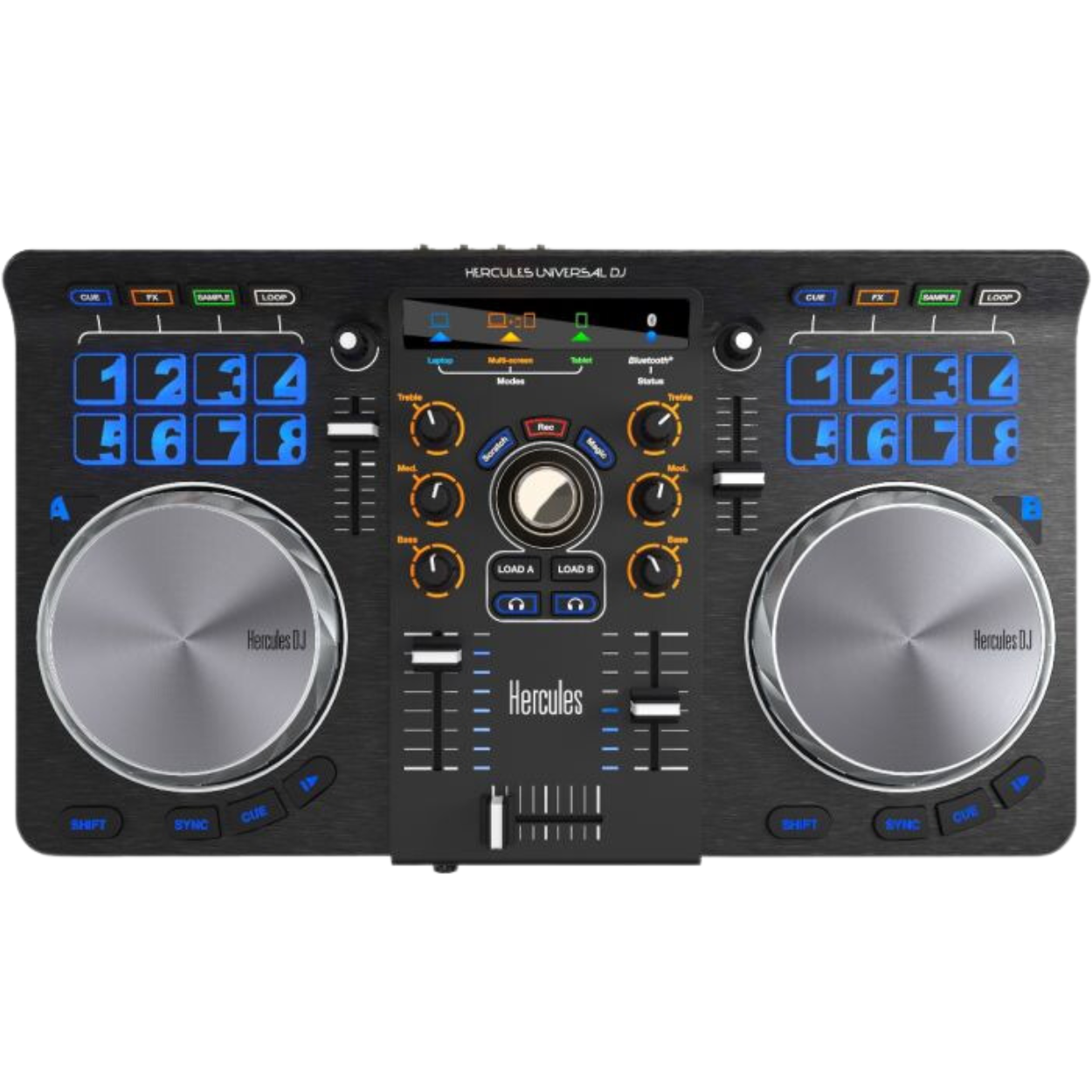 Hercules DJ Universal DJ Compact Top View Zoso Music