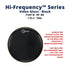 Aquarian HFBK Hi Frequency Gloss Black 1ply 7mil Drum Head