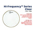 Aquarian HF Hi Frequency Clear 1ply 7mil Drum Head