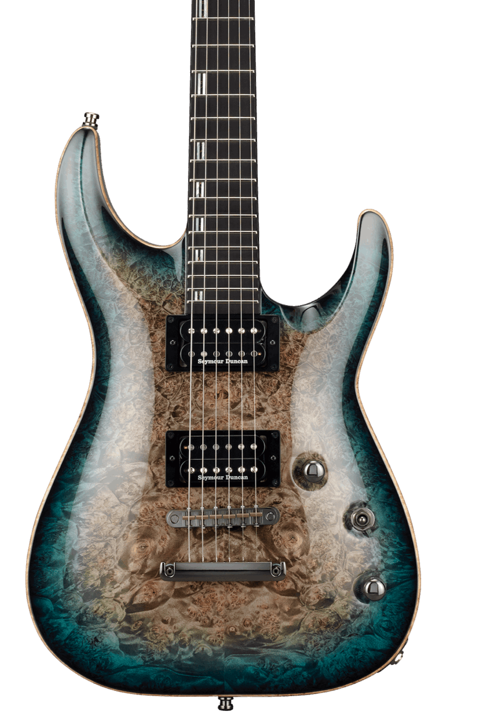 ESP Original HORIZON-CTM NT/Burl Maple - Reptile Blue Burst [MIJ - Made in Japan] | Zoso Music Sdn Bhd