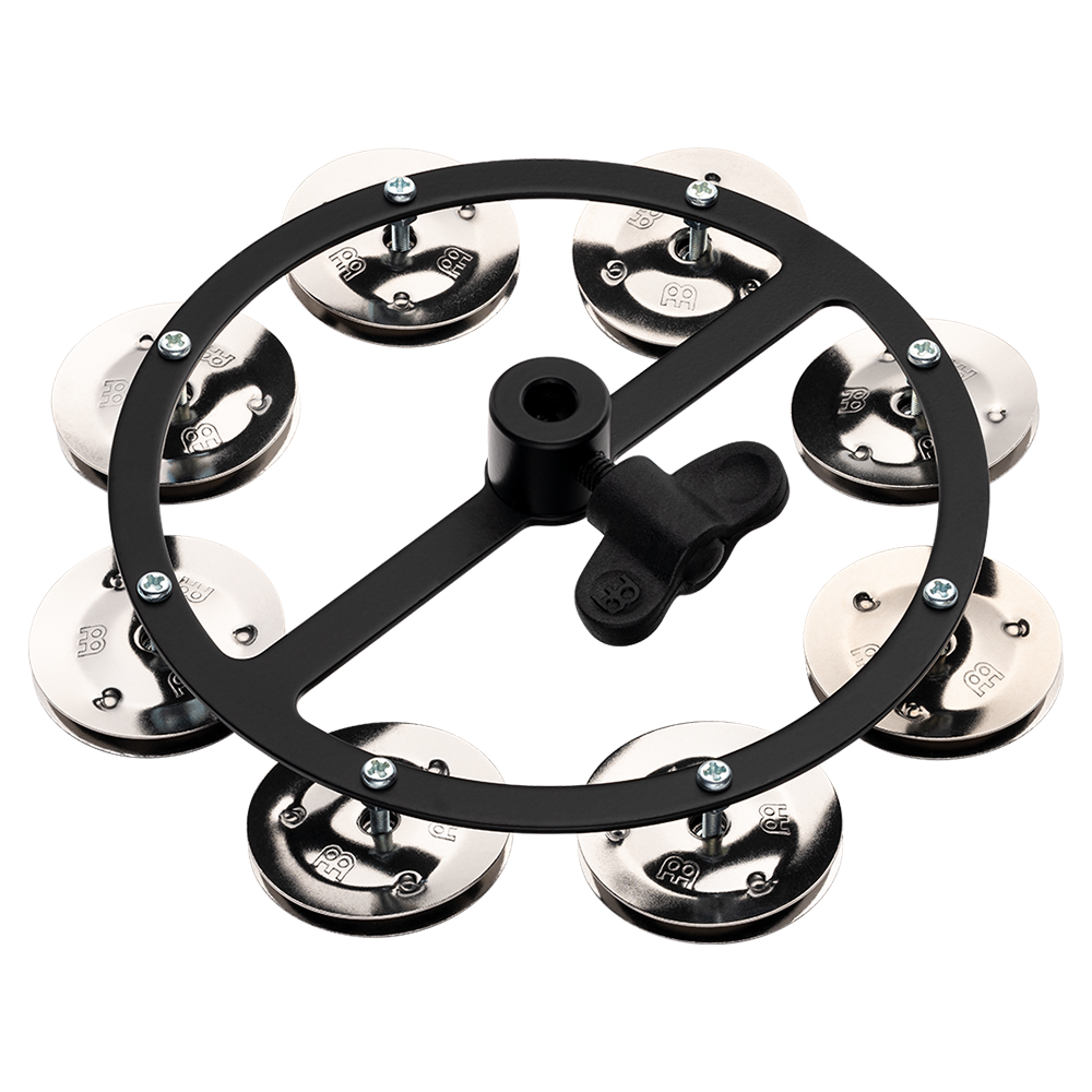 Meinl HTHH1BK 5" Hihat Tambourine, 1 Row, SS Jingles | Zoso Music Sdn Bhd