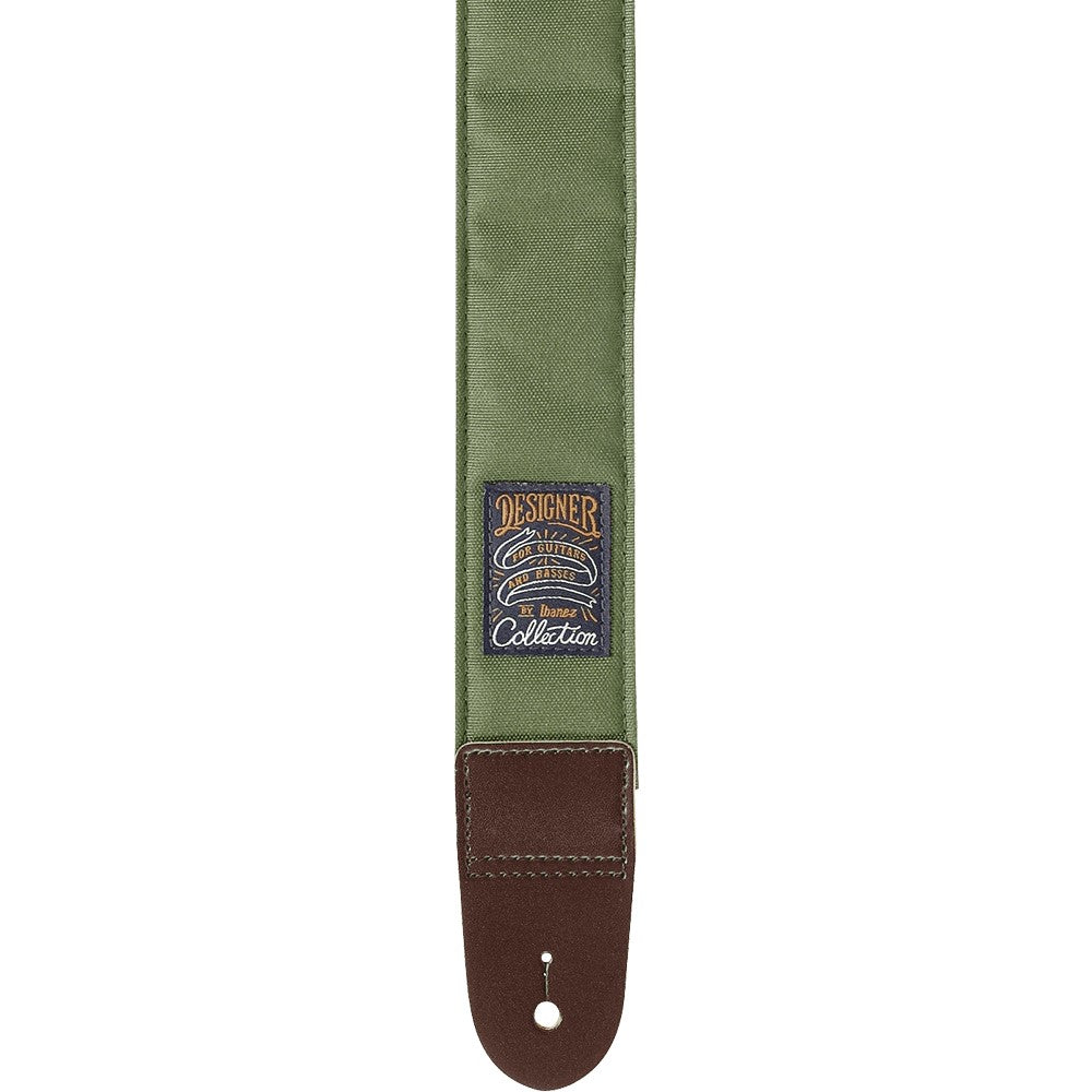 Ibanez Dcs50-mgn Designer Collection Guitar Strap, Moss Green