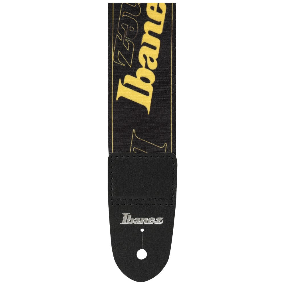 Ibanez Gsd50-ye Ibanez Logo Guitar Strap, Yellow |  IBANEZ |  STRAP |  Zoso Music