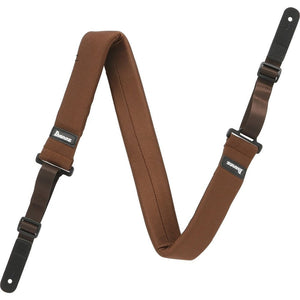 Ibanez Powerpad Gsf50 Brown Guitar Strap |  IBANEZ |  STRAP |  Zoso Music