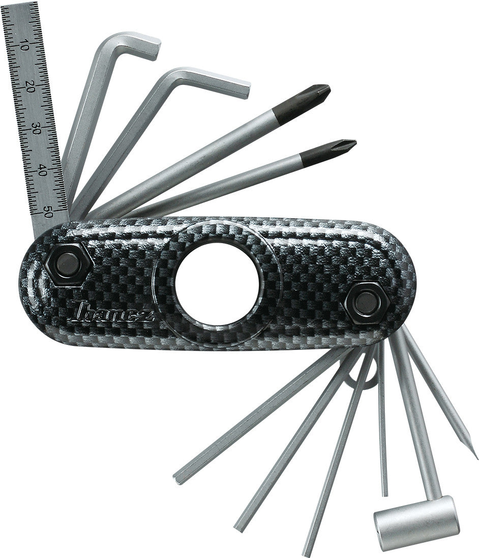 Ibanez MTZ11-CFP Quick Access Multi Tool, Carbon Fiber Pattern Limited Edition