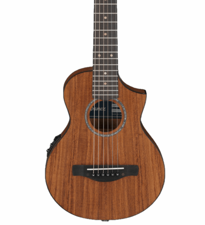 Ibanez EWP14WB-OPN Piccolo Acoustic Guitar w/Bag, Open Pore Natural