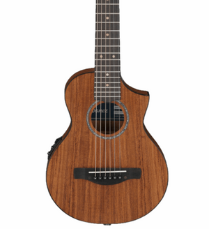 Ibanez EWP14WB-OPN Piccolo Acoustic Guitar w/Bag, Open Pore Natural